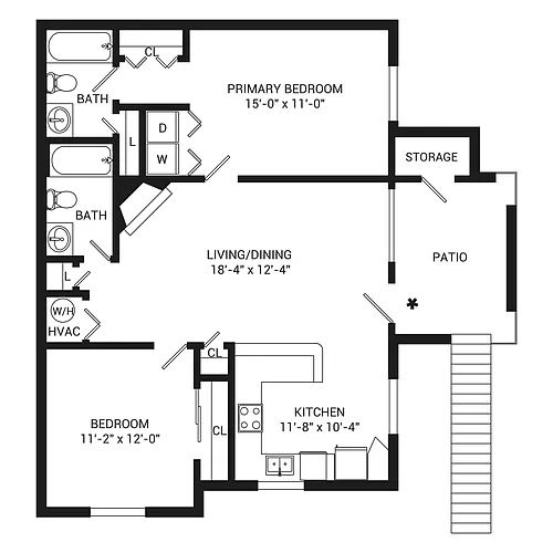 Floor plan Brookhaven