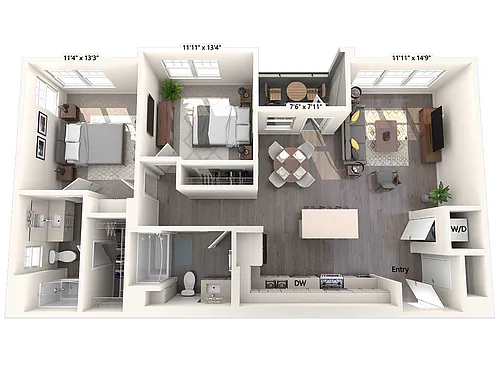 Floor plan B3-1074