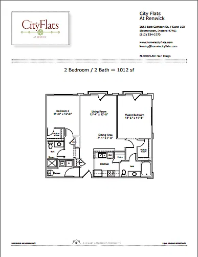 Floor plan San Diego 2.2