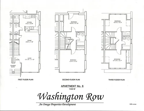Floor plan Row 8