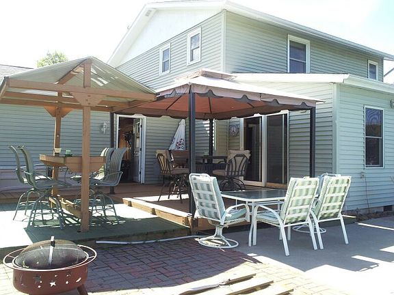Backyard with Decks and Bar