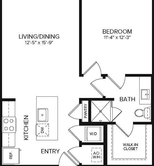 A1 | 1 bed 1 bath | 700 sq ft A1 | 1 bed 1 bath | 700 sq ft