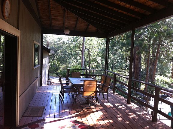 inviting covered deck