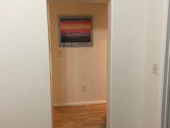 Hallway from living room to kitchen and back bedroom