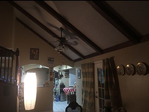 View of vaulted ceiling 