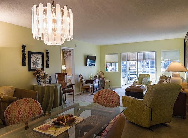 Living-Dining Room opening to SunPorch