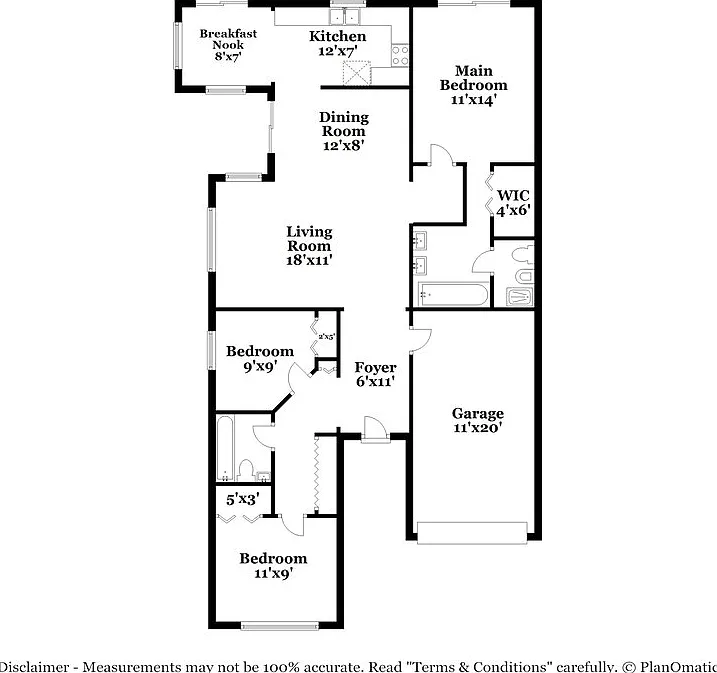 3 bed, 2.0 bath, 1301 sqft, $4,020 — Photo 2