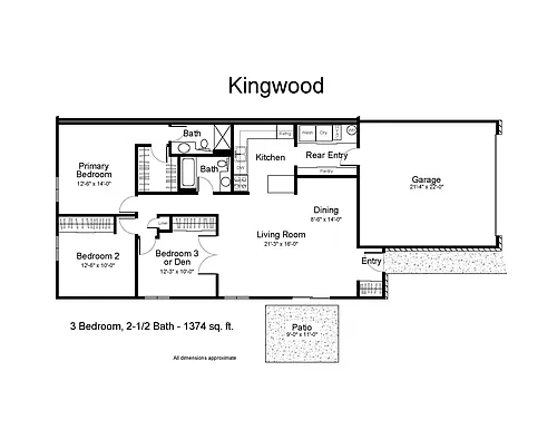 Floor plan Kingwood