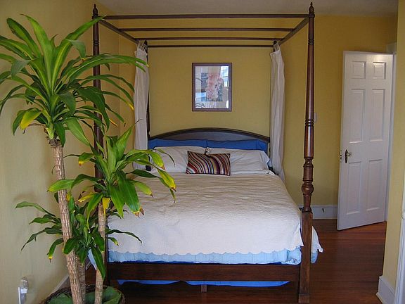 Downstairs bedroom view 1