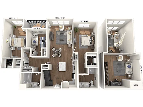 Floor plan B03-D-L-Base Collection