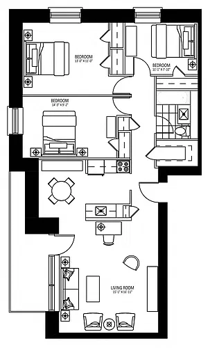 Floor plan 601