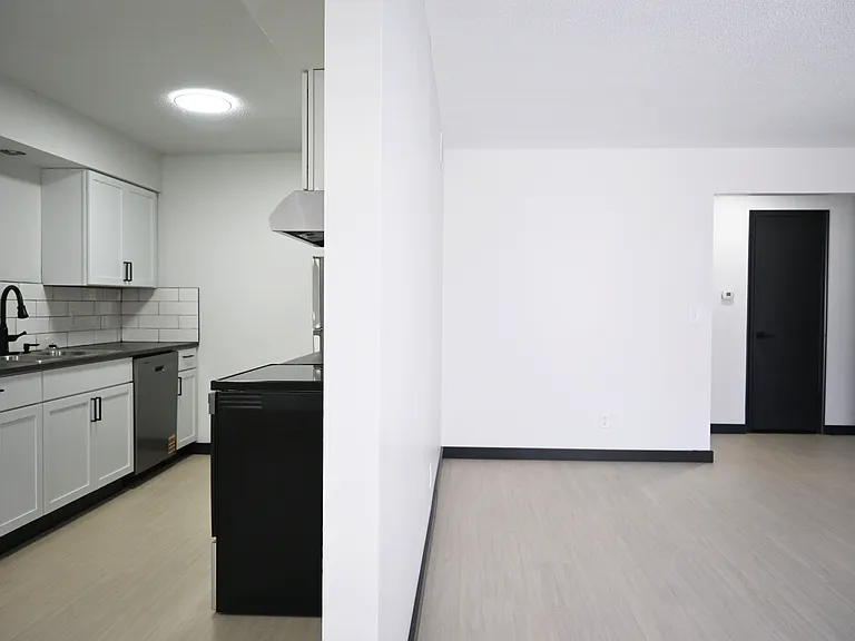 Living room next to kitchen at Cielo 120.