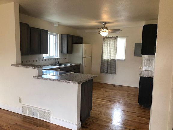 Open living room and kitchen
