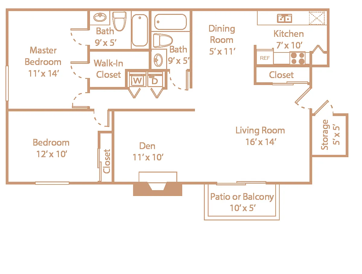 Floor plan The Princeton