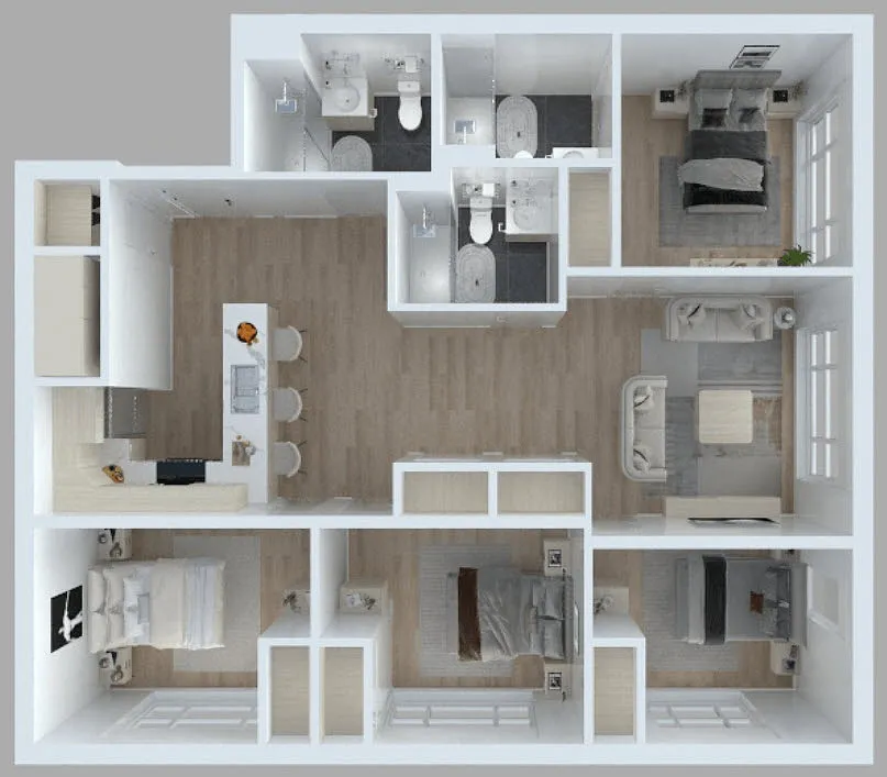 Floor plan D1