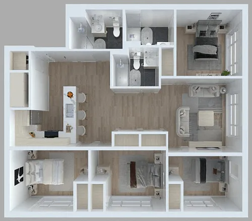 Floor plan D1