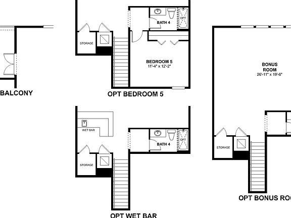 Brookhaven Second Floor Options
