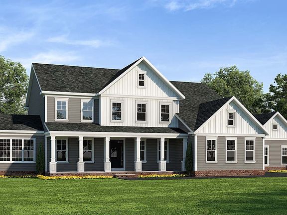 A rendering of the Hadleigh elevation 5 at Waterford Manor by Brookfield Residential