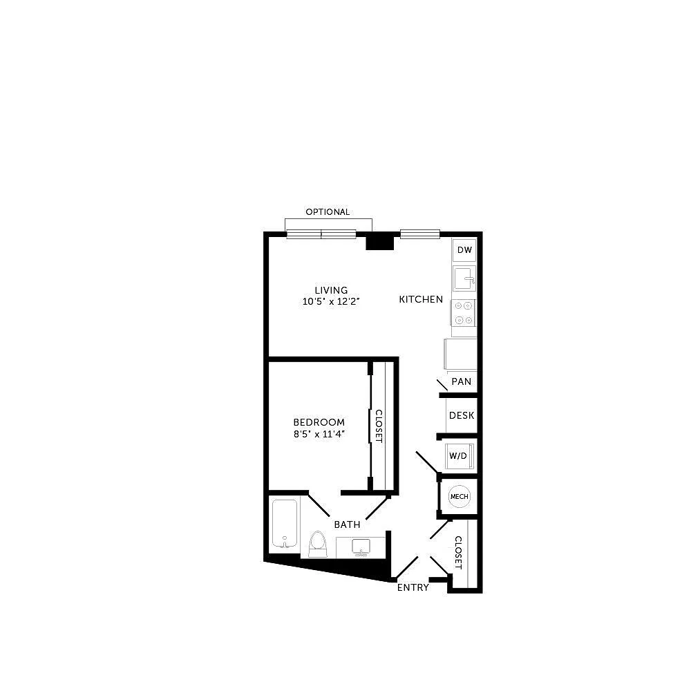 Floor plan A01A