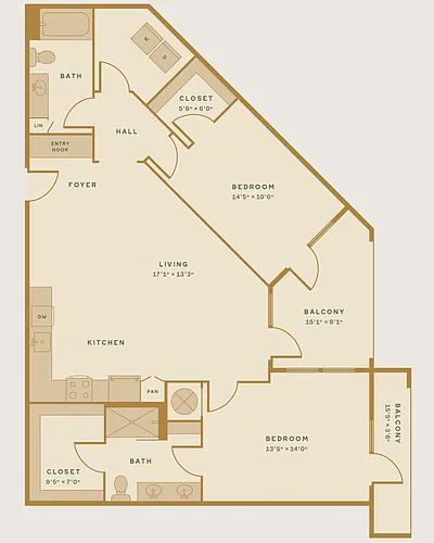 Floor plan Wing