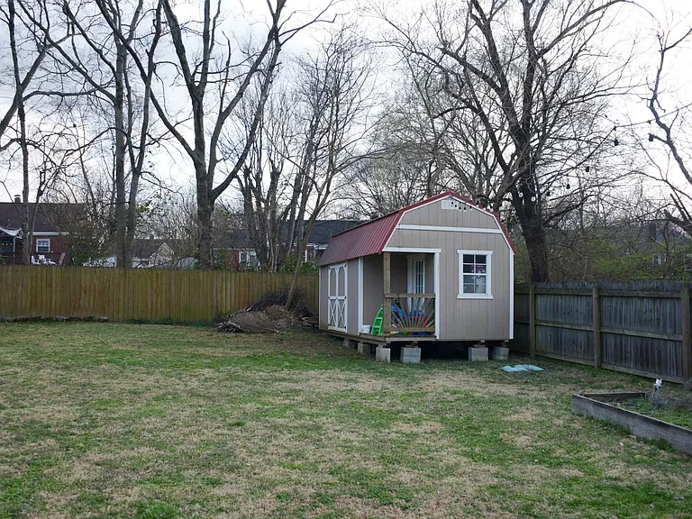 Backyard - Large storage barn