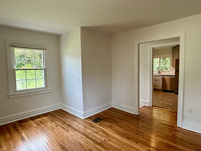Living room to kitchen entry.
