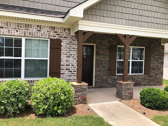 Stone wall front porch