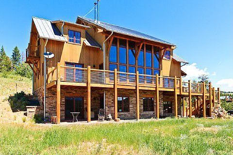 Metal roof and cedar sided