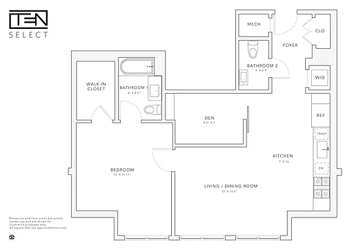 Floor plan G