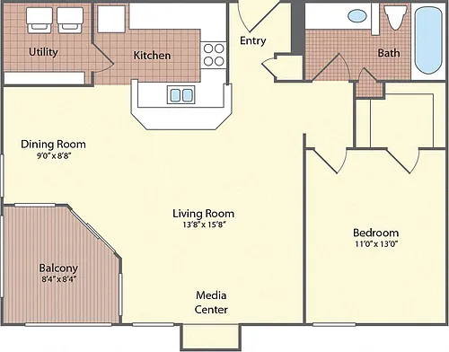 Floor plan Milan