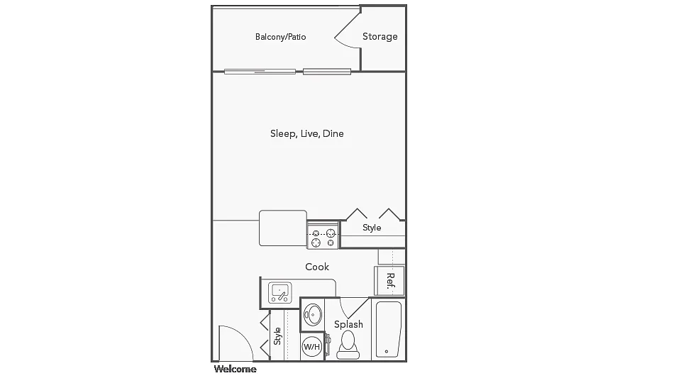 Floor plan Fairfax