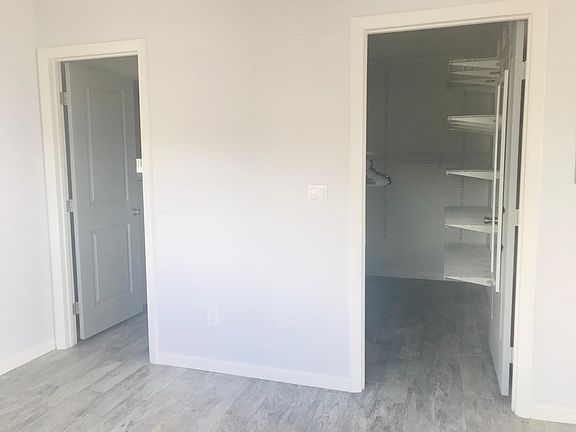bathroom and walk-in closet