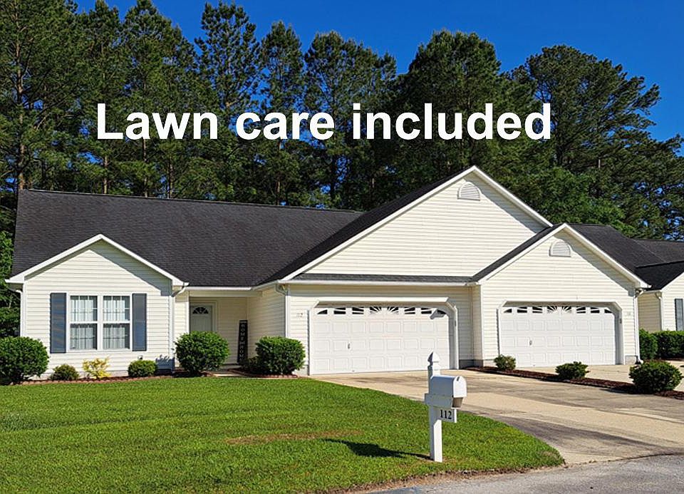Lawn maintenance included in rent.