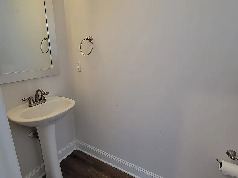 Downstairs powder room