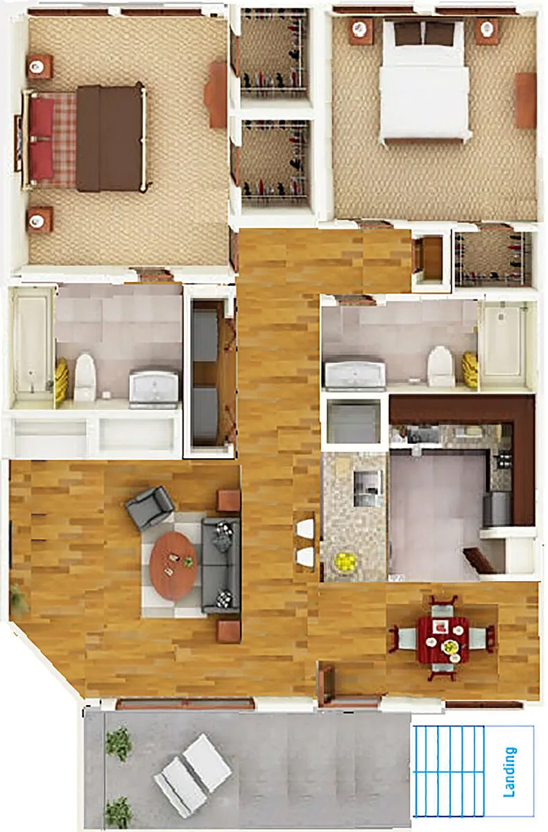 Floor plan B4