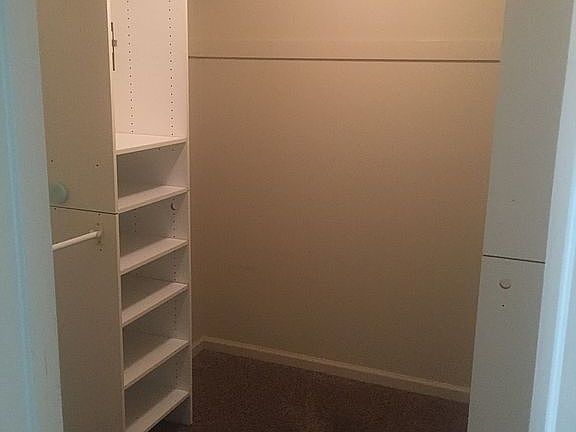 Master walk in closet
