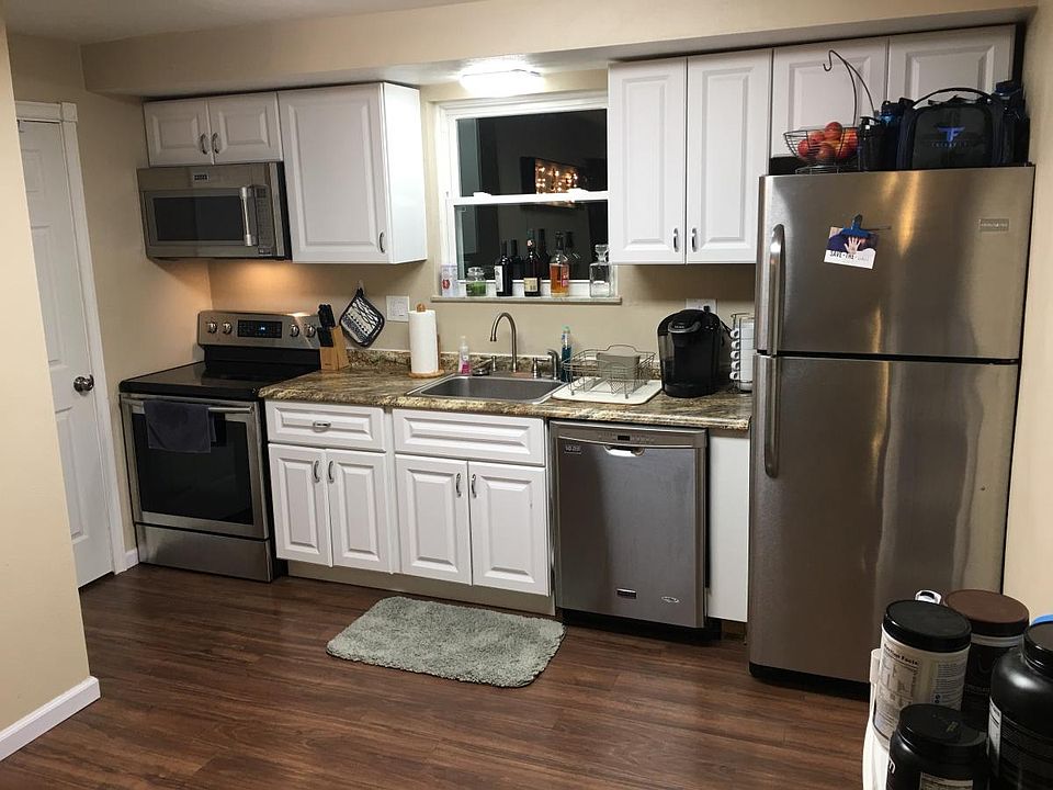 Kitchen with laundry room off to the left