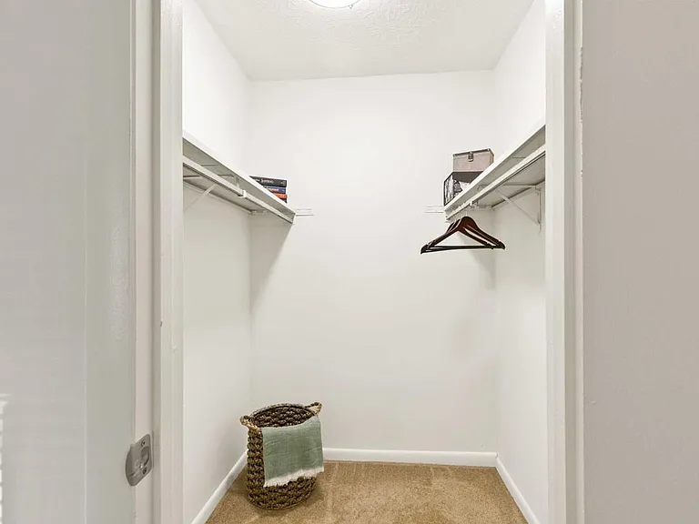 Walk-in Closet in the 2-Bedroom Floor Plan