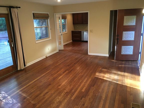 open floor plan, hardwood floors throughout.