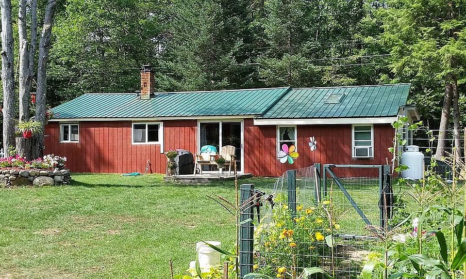 Large backyard with garden