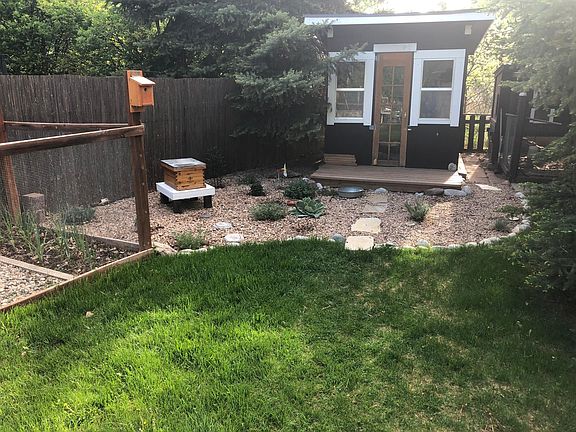Back yard, shed #1