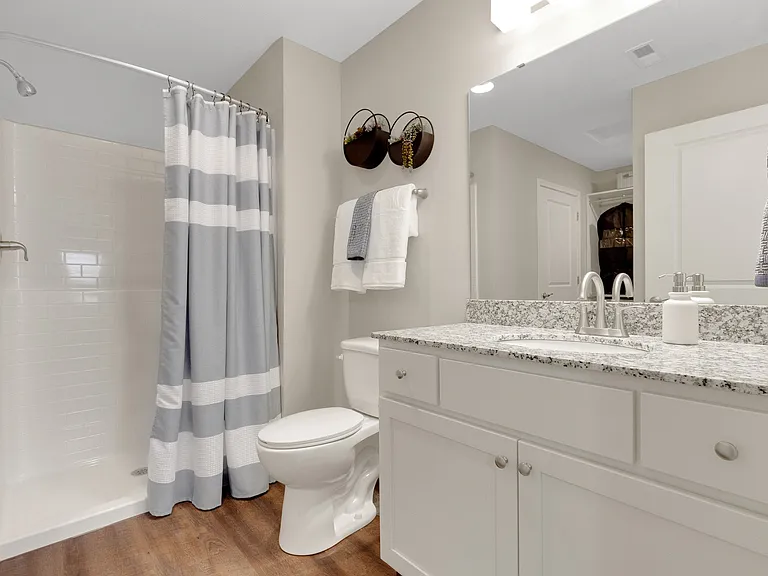 Two-Bedroom Floor Plans Offer an En-suite Bathroom and Closet in the Main Bedroom