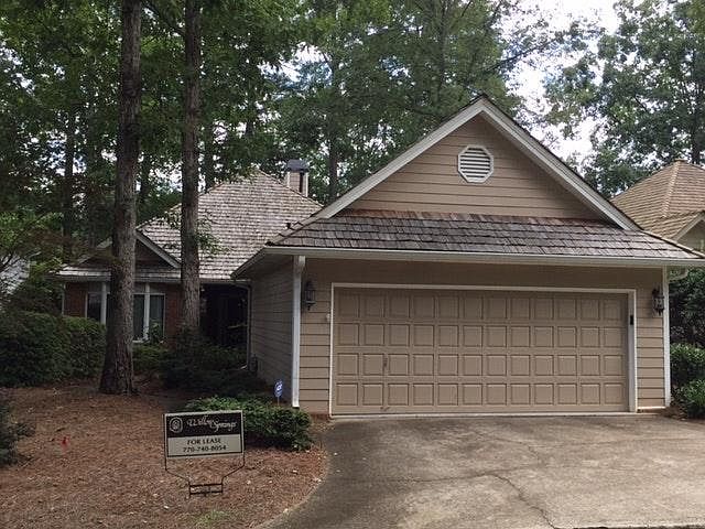 2 car garage with storage