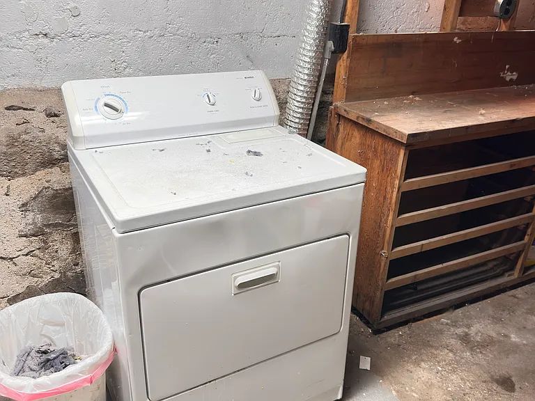 Free laundry in basement