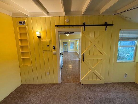 "Barn Door" entry into the master bedroom