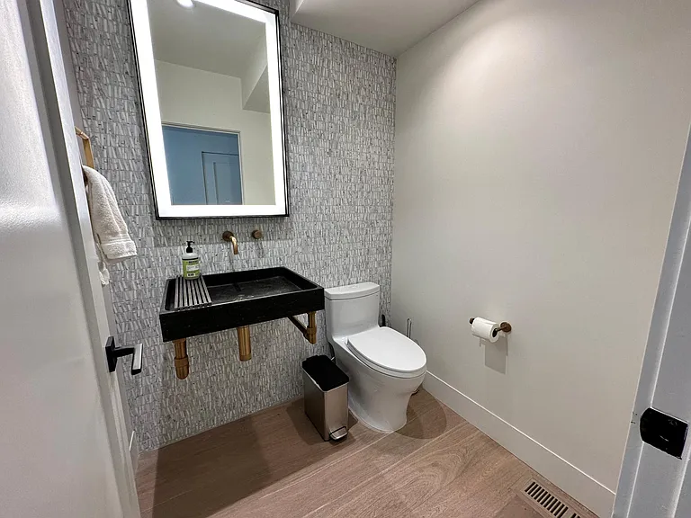 Downstairs half bath