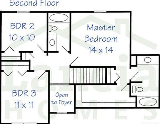 Upstairs Floor Plan