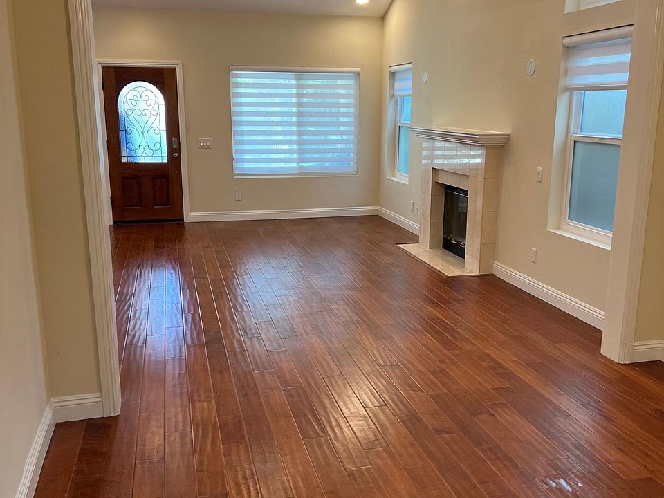 Entry way Living room and dining room