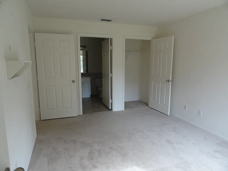 master bedroom and bath