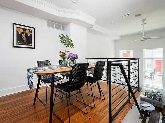 Dining next to kitchen